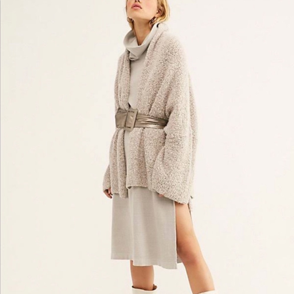 Free People BFF Oversized Drape Cardigan
